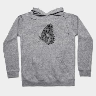 Red Lacewing Butterfly Hoodie